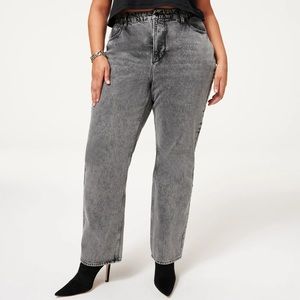 Good American denim jeans 12/31 black straight